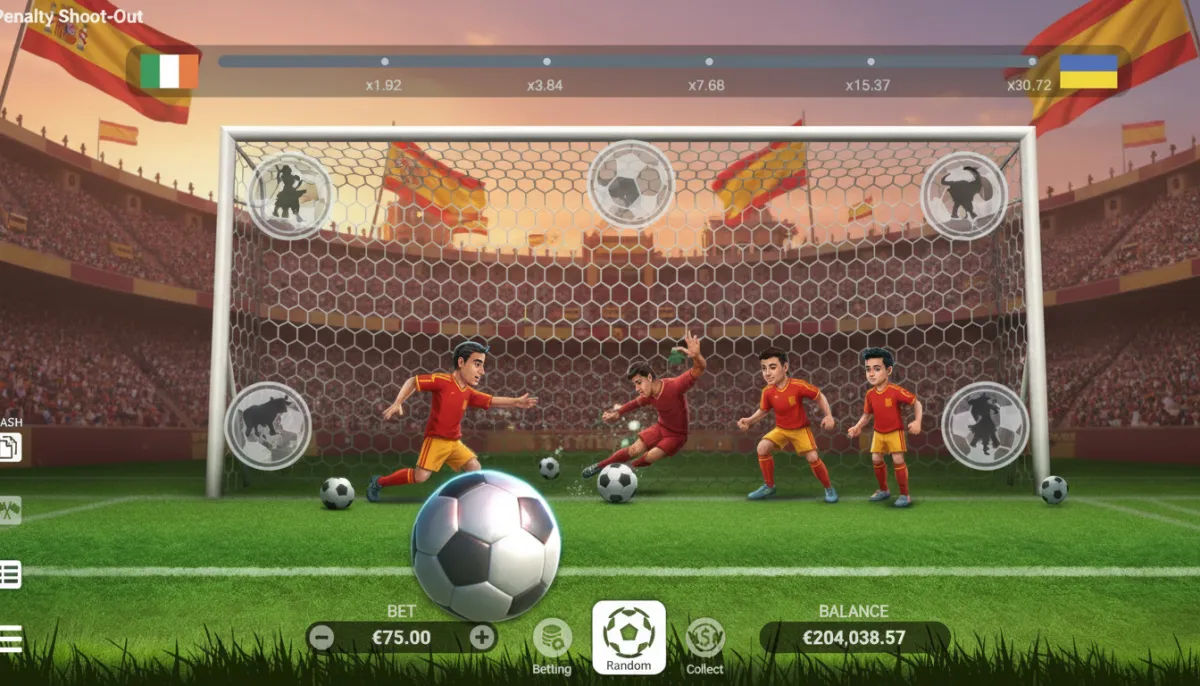 Penalty Shoot Out tiene dos modos de juego diferentes que te permiten practicar gratis y ganar dinero real